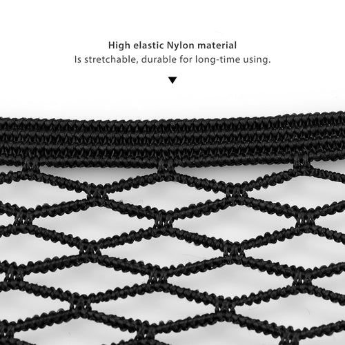 Rede de arrumação universal autocolante para lateral ou costas do banco do carro