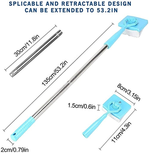 Mopa/Pano de Limpeza Universal Retrátil para Rodapés – Baseboard Buddy