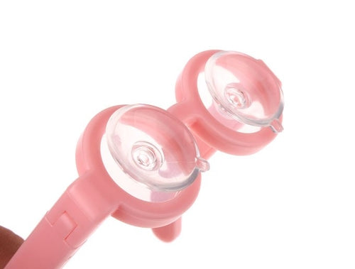 Suporte de telemóvel pequeno em forma de óculos