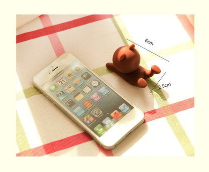 Conjunto de 3 suportes de telemóvel em forma de animal