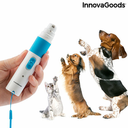 Lima de Unhas Recarrregável para Animais Pawy InnovaGoods!