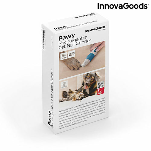 Lima de Unhas Recarrregável para Animais Pawy InnovaGoods!