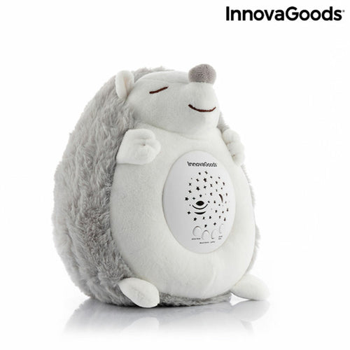 Peluche Ouriço com Ruído Branco e Projetor de Luz Noturna Spikey InnovaGoods