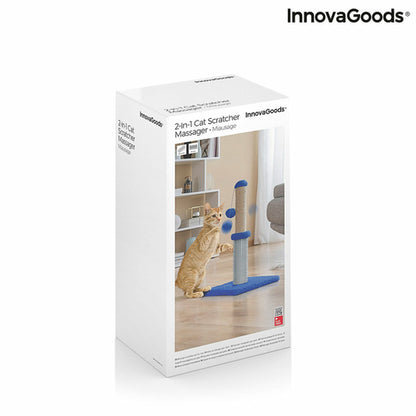 Poste de Arranhar e Massajar para Gatos com Bola Miausage InnovaGoods!