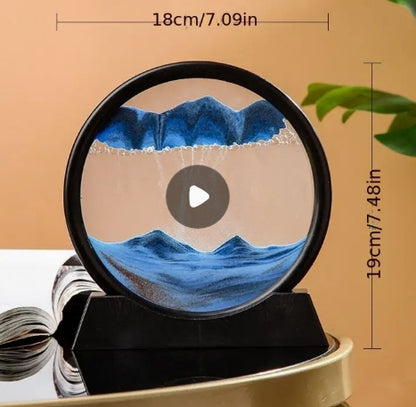 Peça com arte em areia movediça - relaxamento