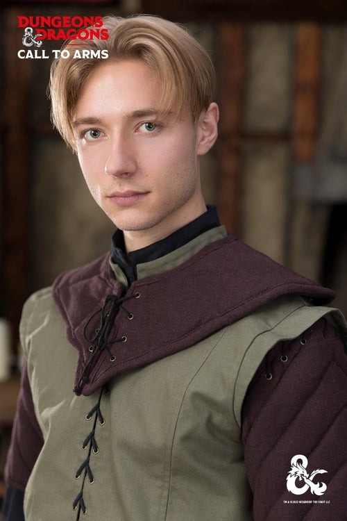 Coleira Castanha/Preta do Ranger de Dungeons & Dragons