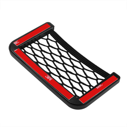 Rede de arrumação universal autocolante para lateral ou costas do banco do carro