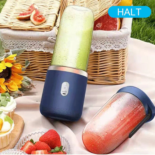 Liquidificador Portátil Elétrico de 400ml com 6 Lâminas