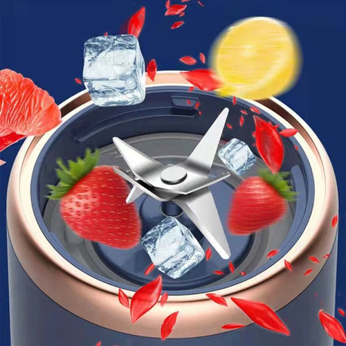 Liquidificador Portátil Elétrico de 400ml com 6 Lâminas