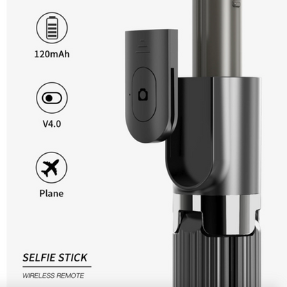 Estabilizador Tripé e Stick de Selfie Ninja para Telemóvel