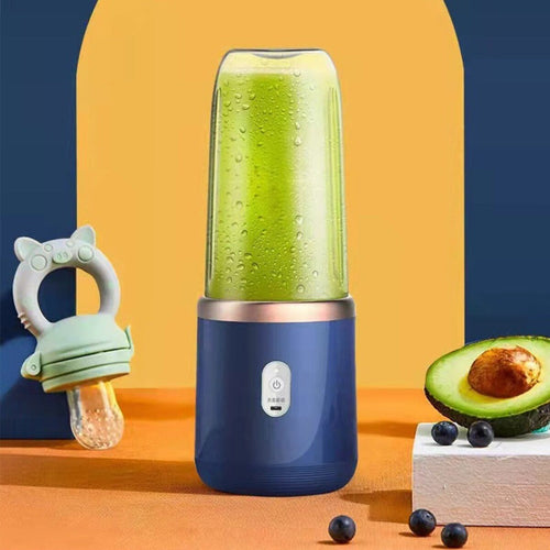 Liquidificador Portátil Elétrico de 400ml com 6 Lâminas