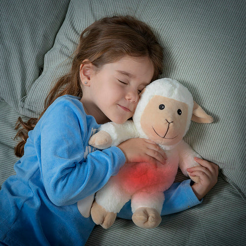 Ovelha, Brinquedo de peluche com propriedades relaxantes e calmantes