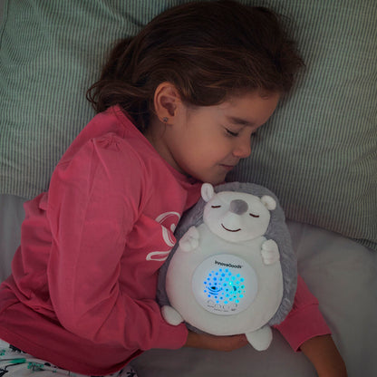 Peluche Ouriço com Ruído Branco e Projetor de Luz Noturna Spikey InnovaGoods