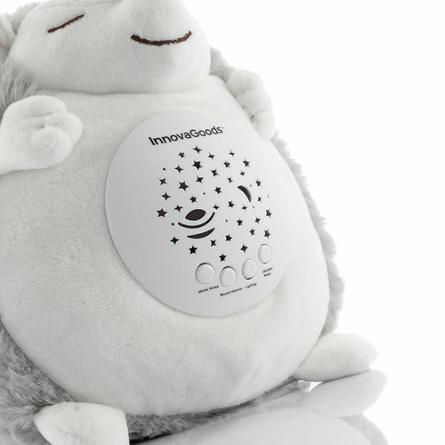 Peluche Ouriço com Ruído Branco e Projetor de Luz Noturna Spikey InnovaGoods