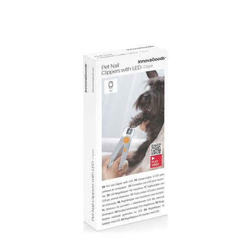 ✂️ Cortador de Unhas para Animais com LED Clipet InnovaGoods!
