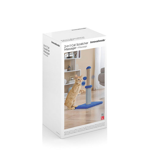 Poste de Arranhar e Massajar para Gatos com Bola Miausage InnovaGoods!