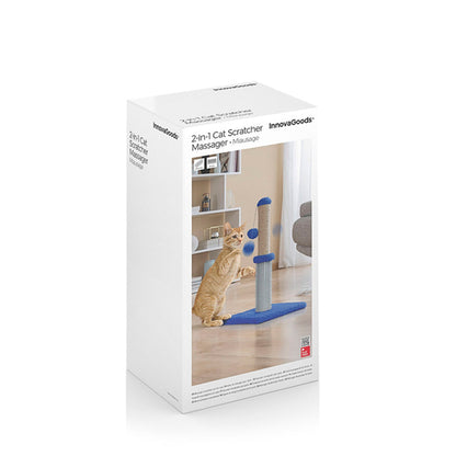 Poste de Arranhar e Massajar para Gatos com Bola Miausage InnovaGoods!