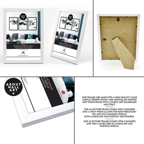 Arte de Parede Elegante para Casa de Banho Reino Unido | Conjunto de 3 Impressões Decorativas