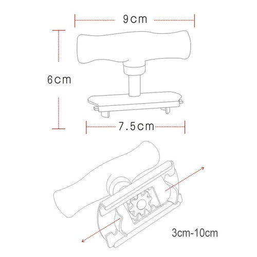 Abre-frascos resistente em aço inoxidável – prático e duradouro