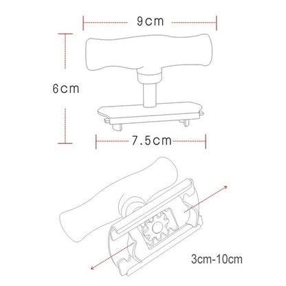 Abre-frascos resistente em aço inoxidável – prático e duradouro