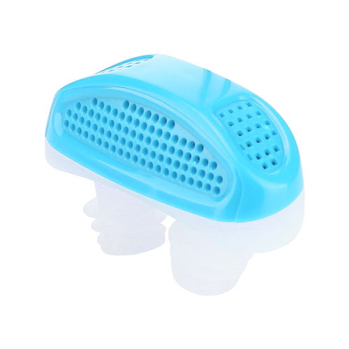 Dispositivo anti-ronco em silicone – azul para noites tranquilas
