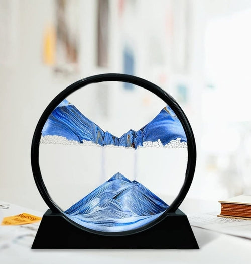 Peça com arte em areia movediça - relaxamento