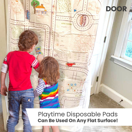 Tapete descartável ajustável Playtime. Mais de 35 atividades divertidas para brincar