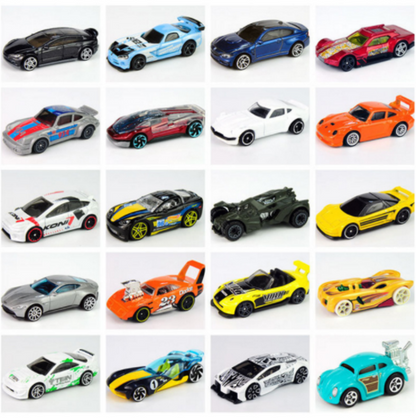 Mini carros de corrida Hot Wheels à escala 1:64 – diversão para os mais pequenos