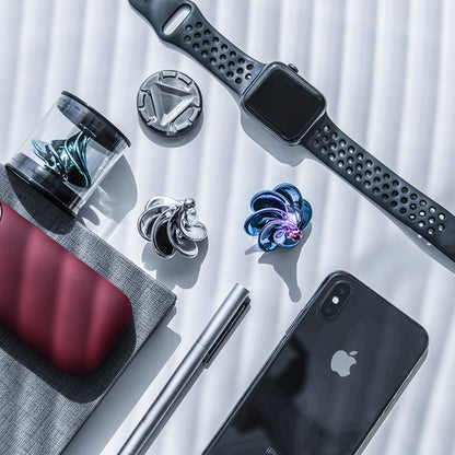 Spinner de energia eólica rosa – brinquedo anti-stress de secretária