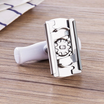 Abre-frascos resistente em aço inoxidável – prático e duradouro