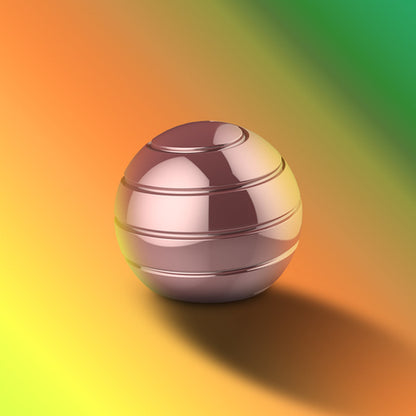 Brinquedo de Secretária Giroscópio Anti-Stress 45 mm – Dourado Rosa