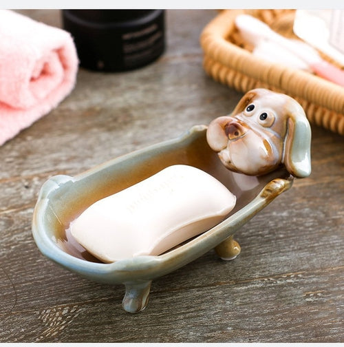 Suporte de Sabonete Criativo em Forma de Banheira