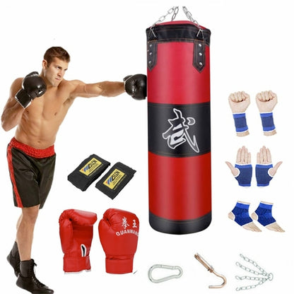 Conjunto de Treino de Boxe e Fitness com Saco de Pancada