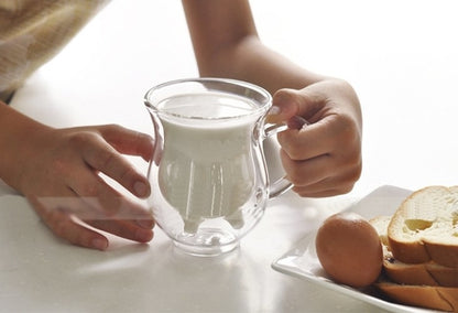 Jarro leiteira criativo ‘Calf & Half’ – design divertido inspirado no leite e perfeito para servir café ou chá