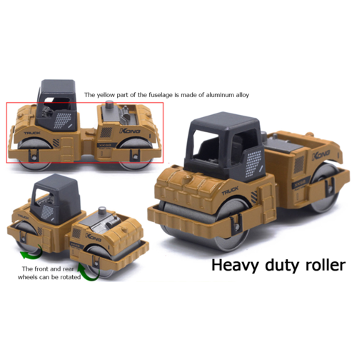 Conjunto de 6 carros de brincar em liga metálica – presente de aniversário para rapazes e crianças