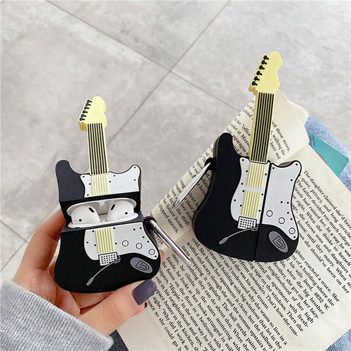 Estuche para AirPods con forma de guitarra