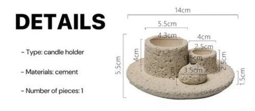 Suporte Nórdico All-in-1 para Velas, Sálvia, Incenso e Palo Santo