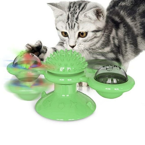 Bolas LED Giratórias para Gatos