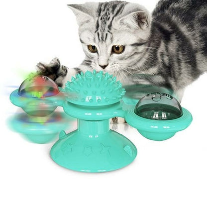 Bolas LED Giratórias para Gatos