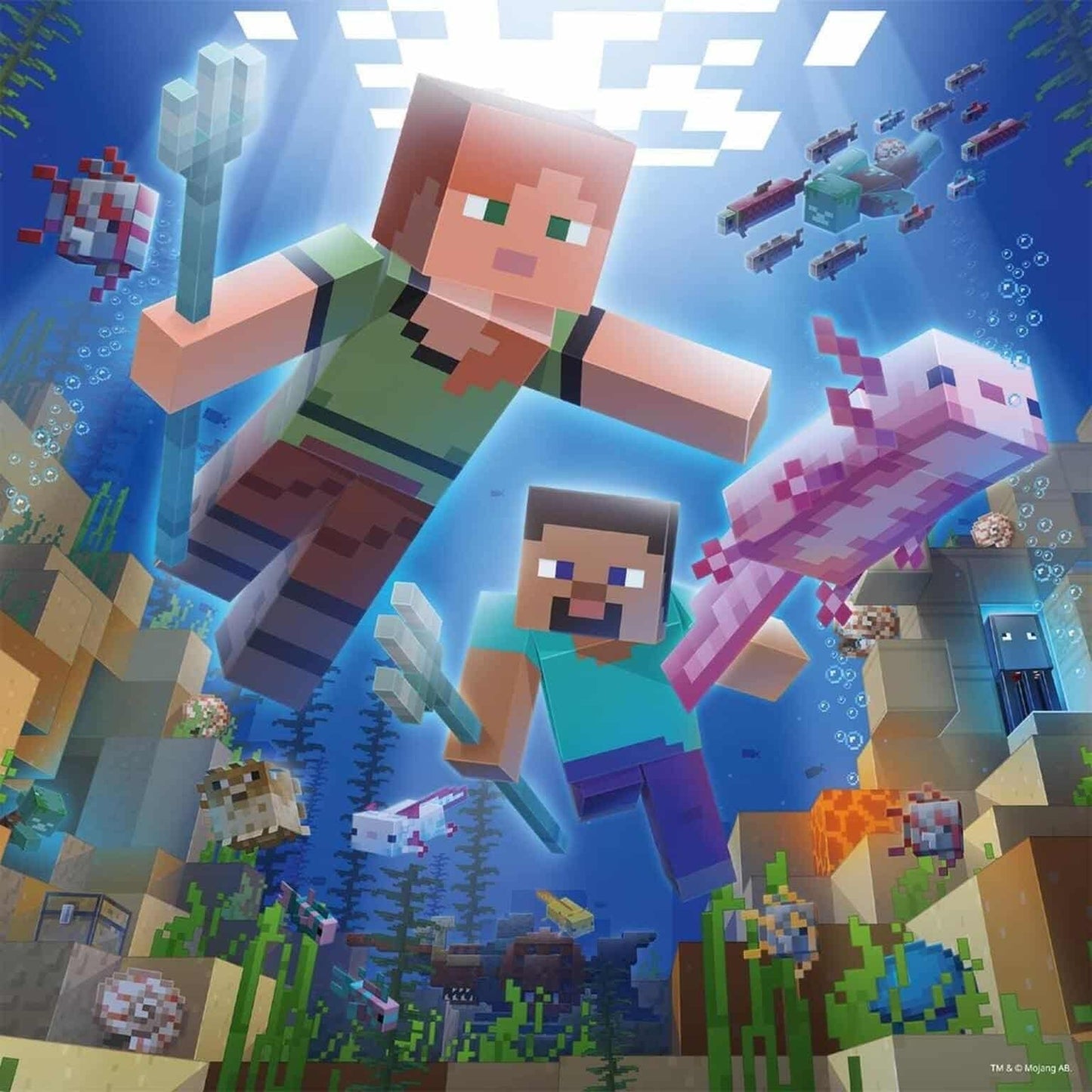 Minecraft Puzzle 3 x 49 pcs-2