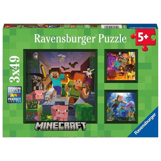 Minecraft Puzzle 3 x 49 pcs-0