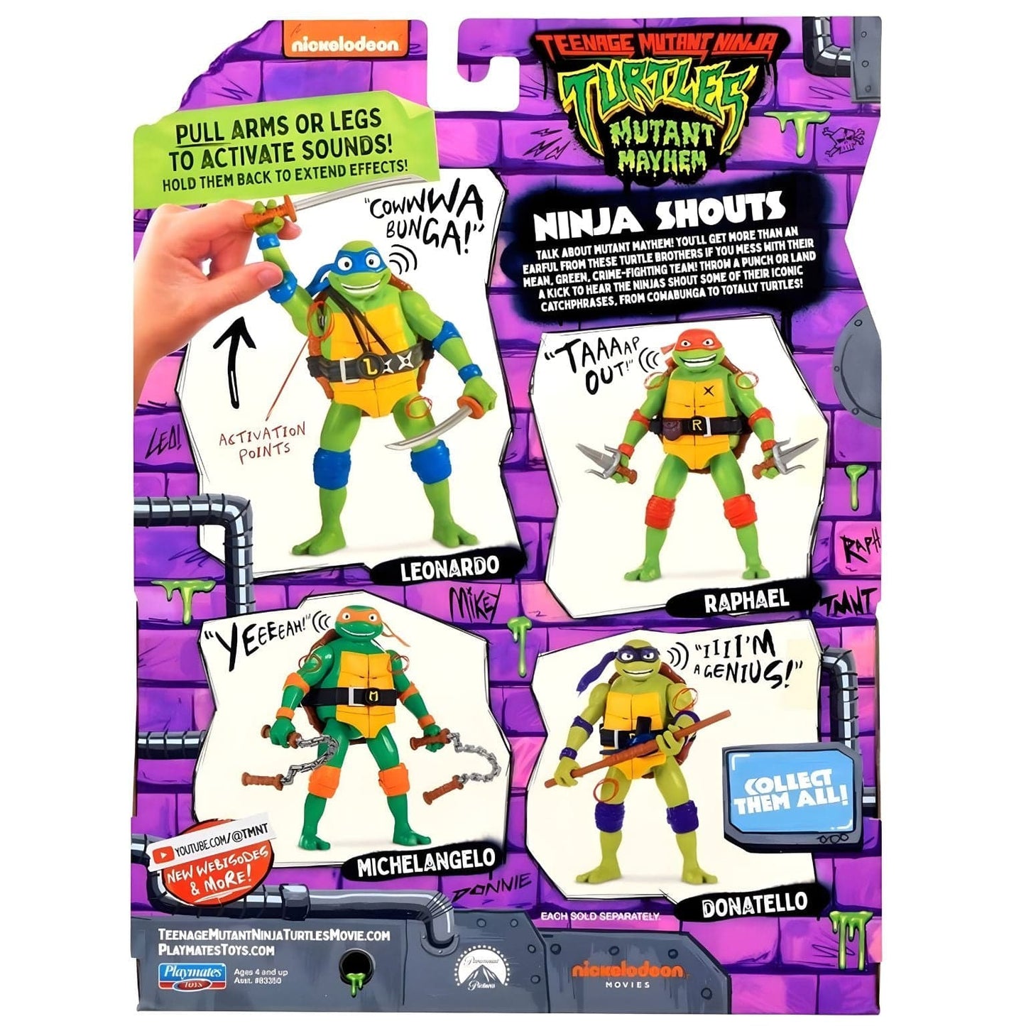 Tartarugas Ninja Shouts - Michelangelo-3