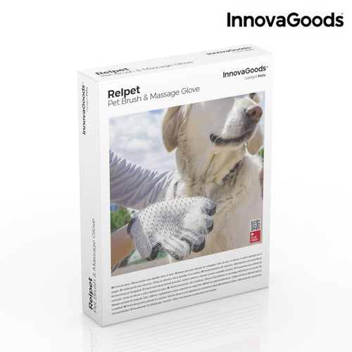 Luva de Escovagem e Massagem para Animais Relpet InnovaGoods