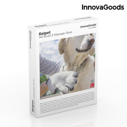 Luva de Escovagem e Massagem para Animais Relpet InnovaGoods